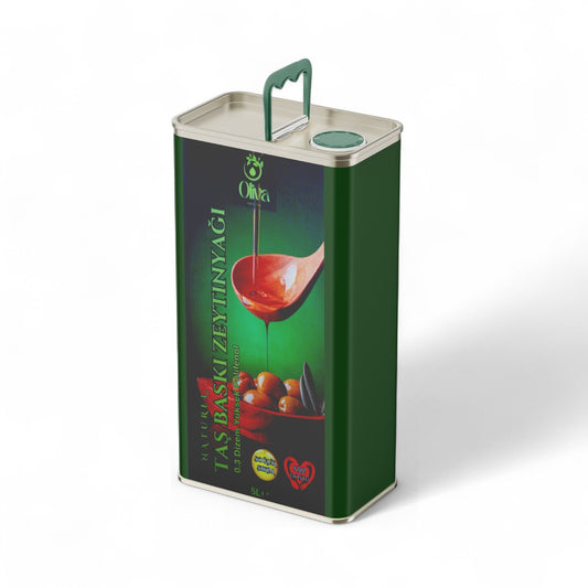 2025_2026_  İLK Hasat filtresiz Premium Domat Soğuk sıkım 5 Lt. Taş Baskı 486 polifenol